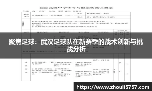 聚焦足球：武汉足球队在新赛季的战术创新与挑战分析